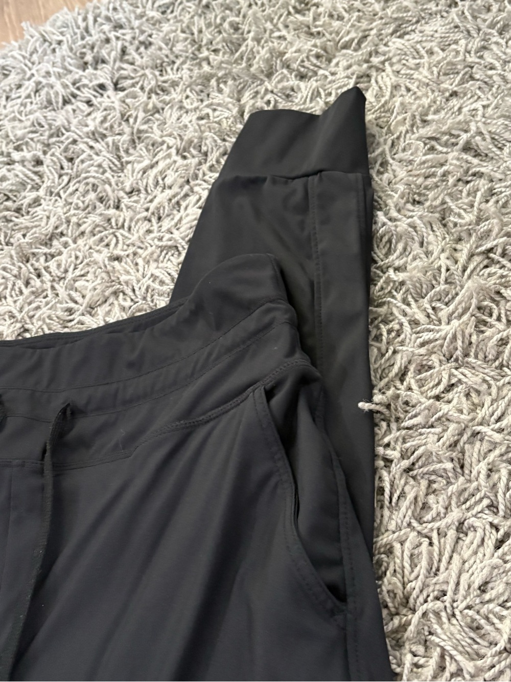 Women’s Black Performance Drawstring pants - Picture 5 of 6